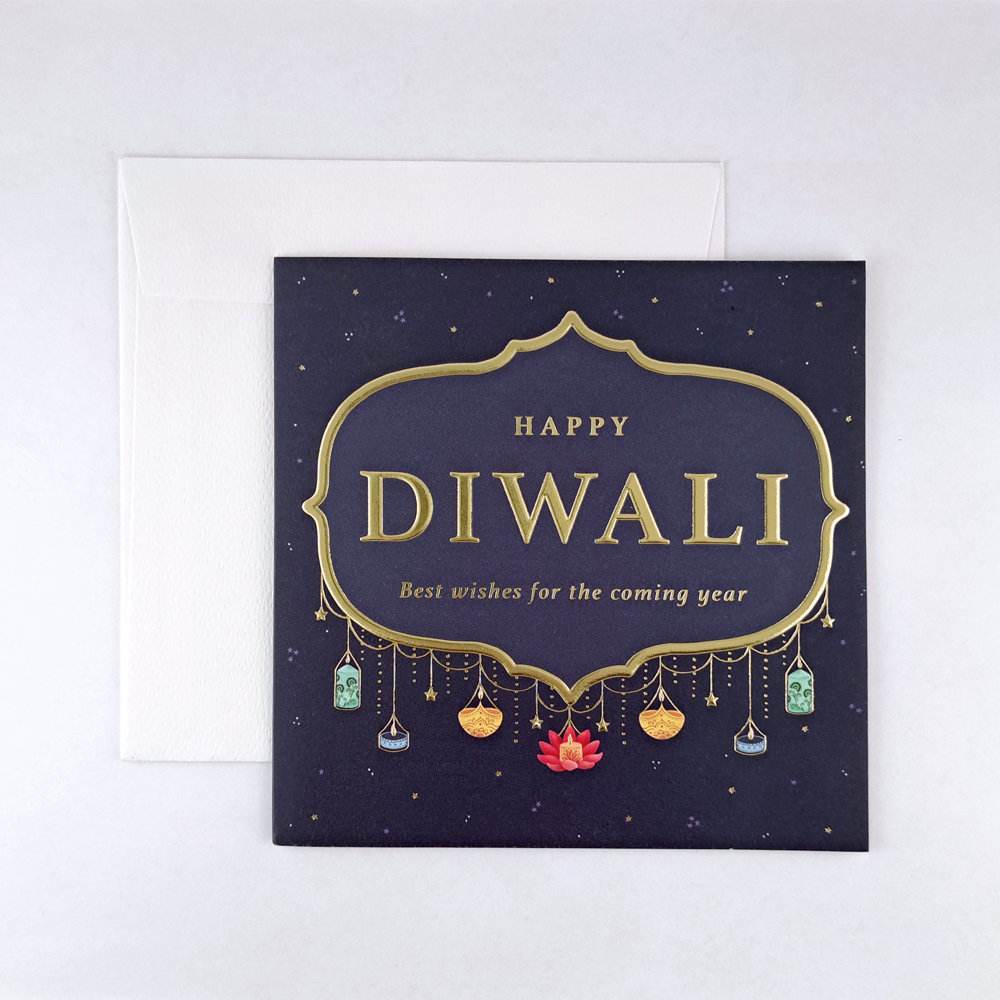 Carte double Happy Diwali
