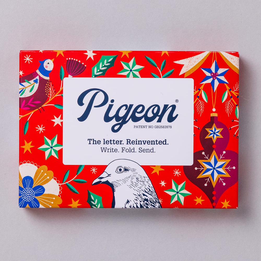 Lettre Pigeon Festive
