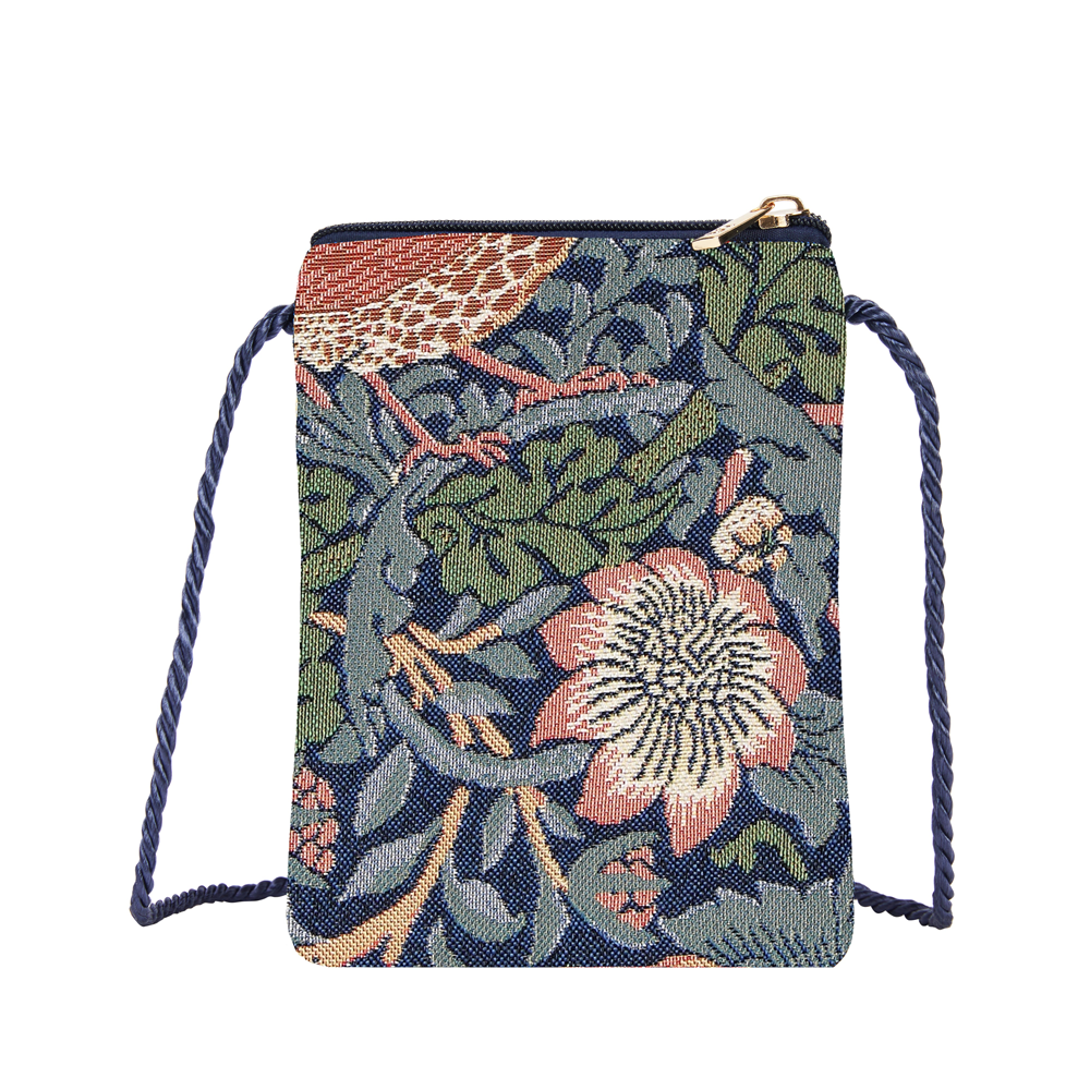 Strawberry Thief Small Bag (Blue)