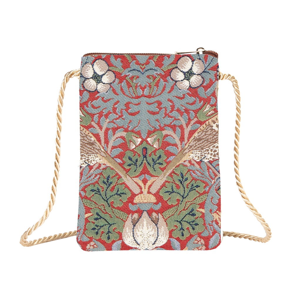 Strawberry Thief Small Bag (Red)