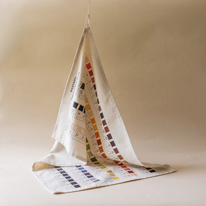 Werner's Nomenclature of Colours Tea Towel
