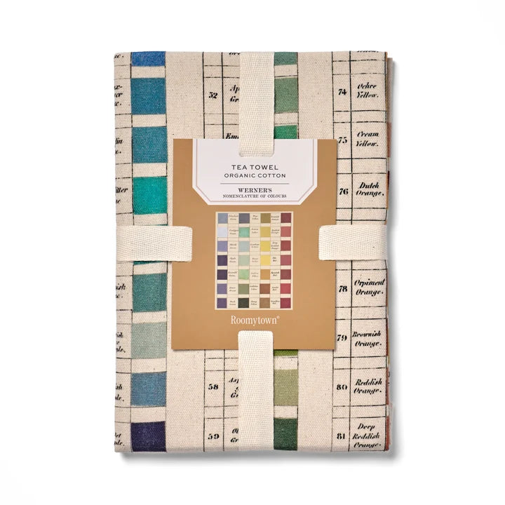 Werner's Nomenclature of Colours Tea Towel