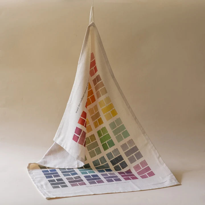 Watercolour Swatches Tea Towel