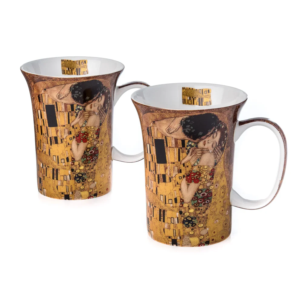 The Kiss Set of 2 Mugs