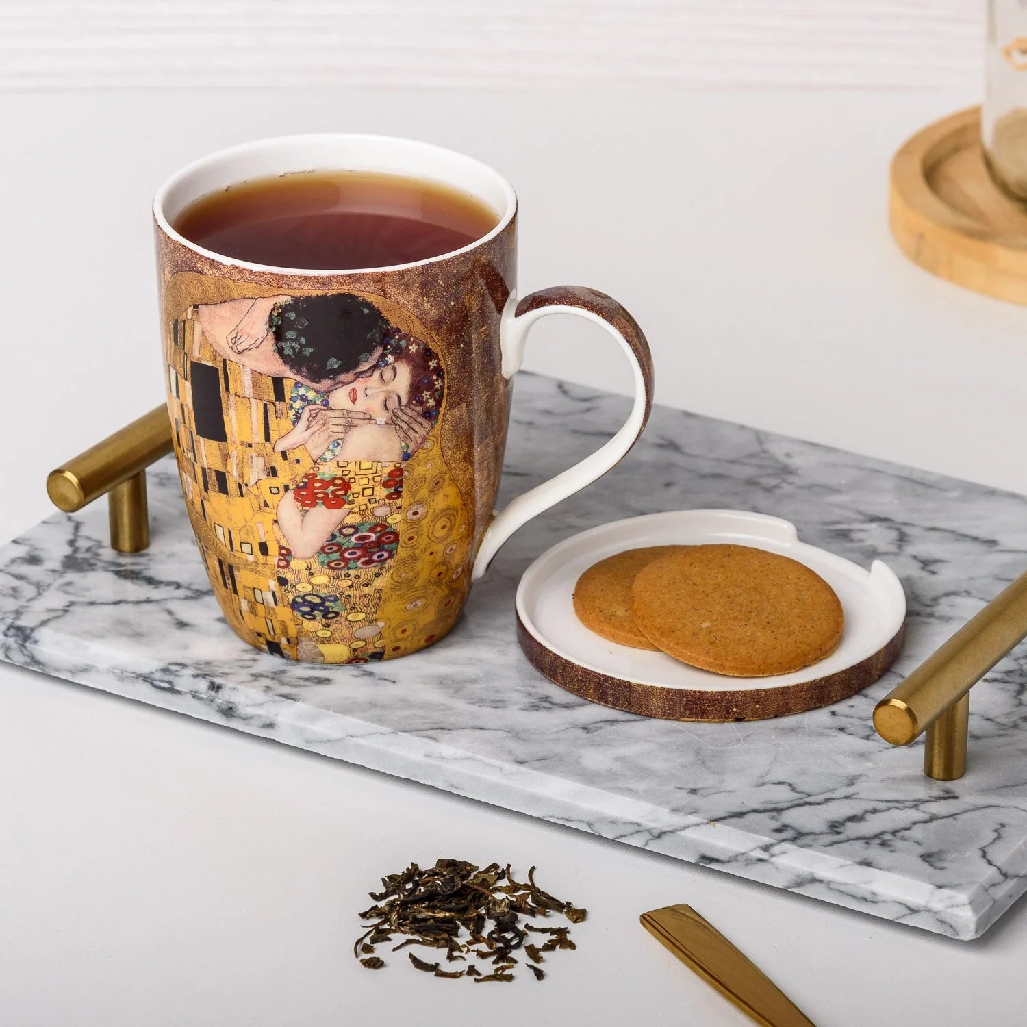 The Kiss Teacup with Infuser