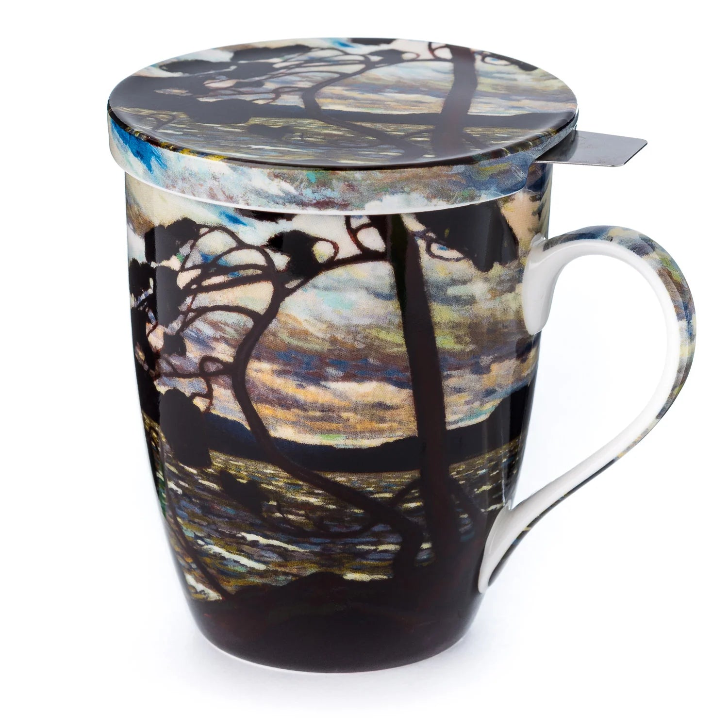 The West Wind Teacup with Infuser