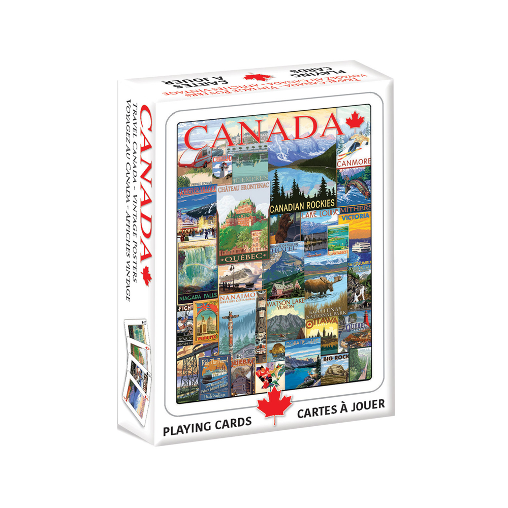 Cartes à jouer Voyage au Canada