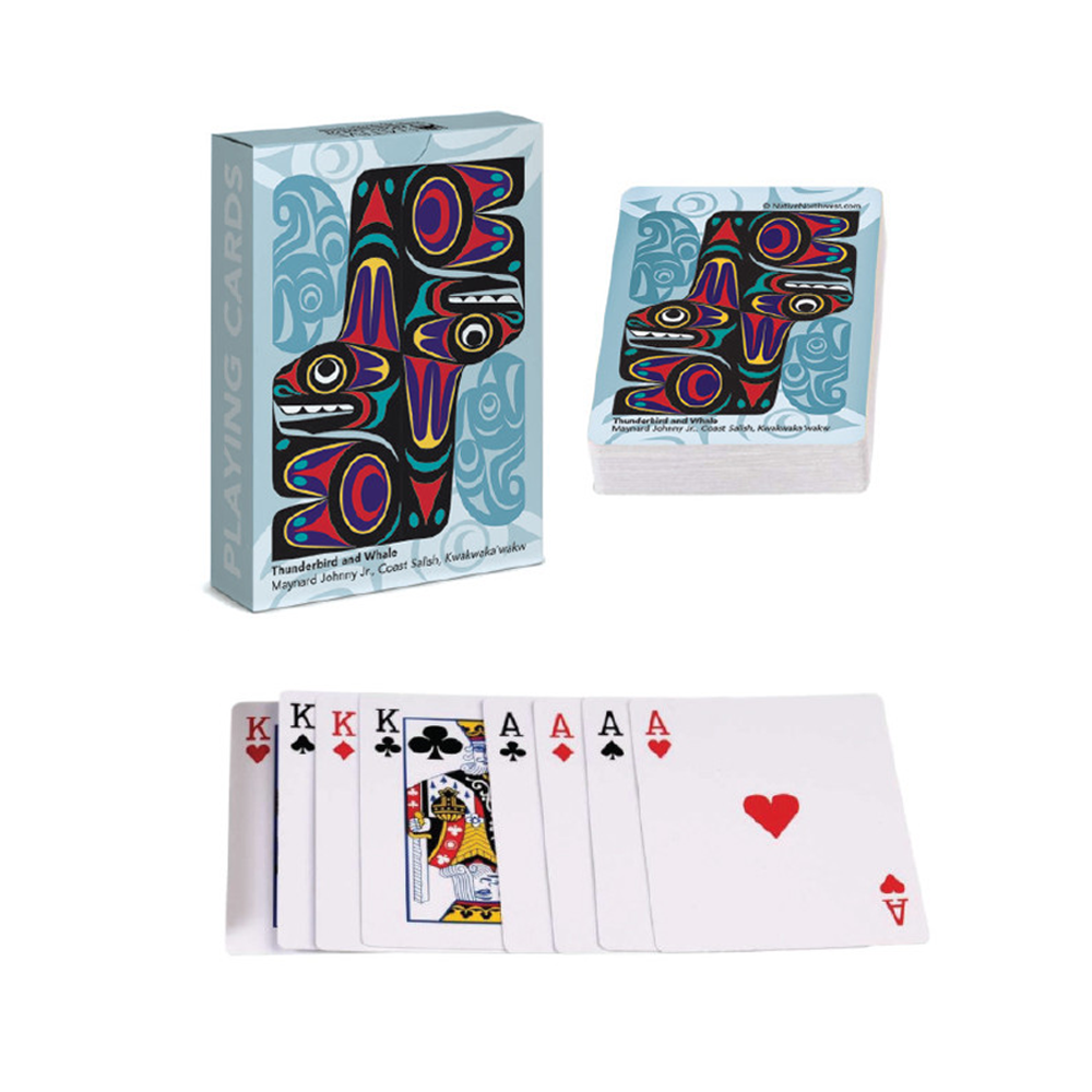 Thunderbird and Whale Playing Cards