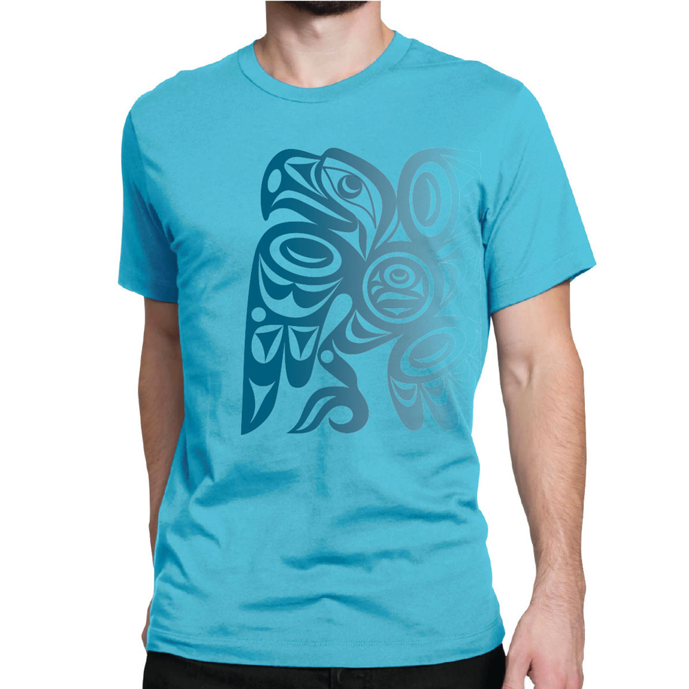 T-shirt unisexe Salish eagle