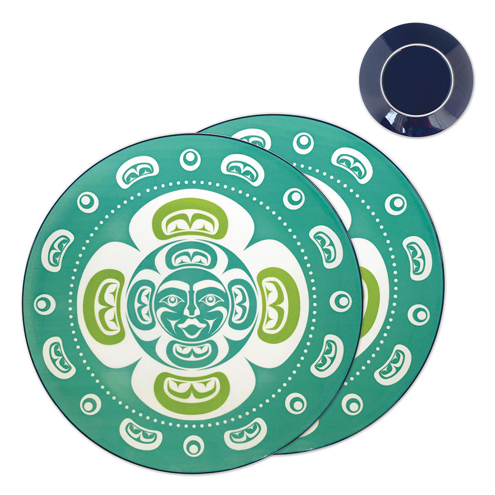 Moon Set of 2 Dinner Plates
