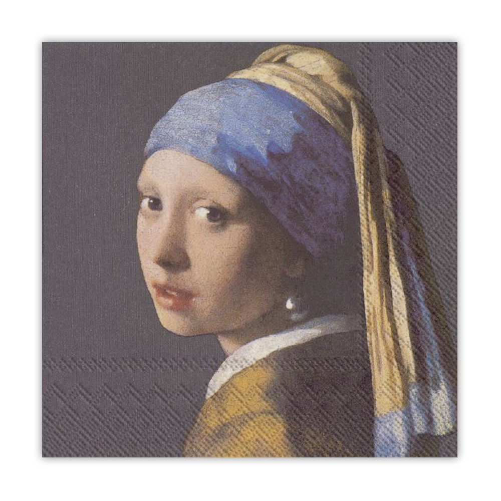 Girl with a Pearl Earring Luncheon Napkins