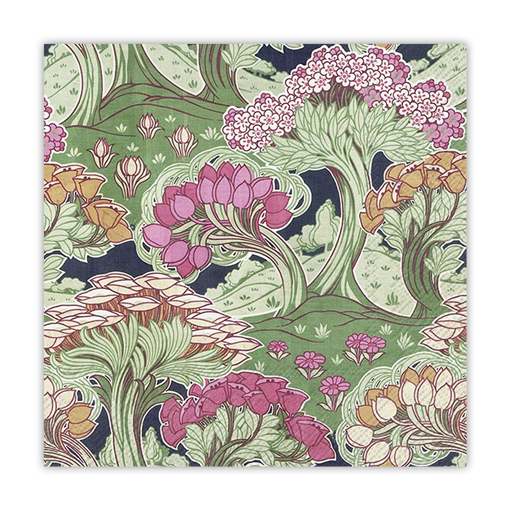 Swirling Trees Luncheon Napkins