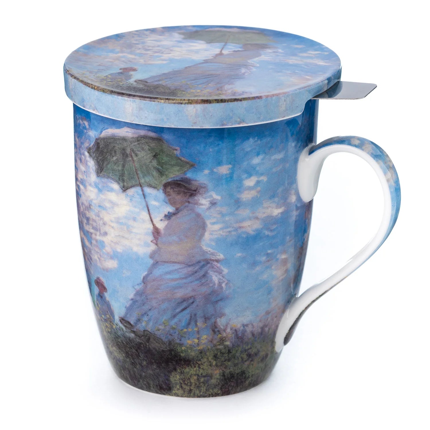 Woman with a Parasol Teacup with Infuser