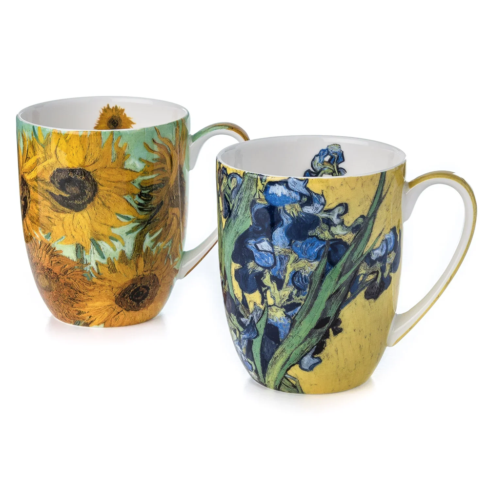 Ensemble de 2 tasses Les fleurs de Van Gogh