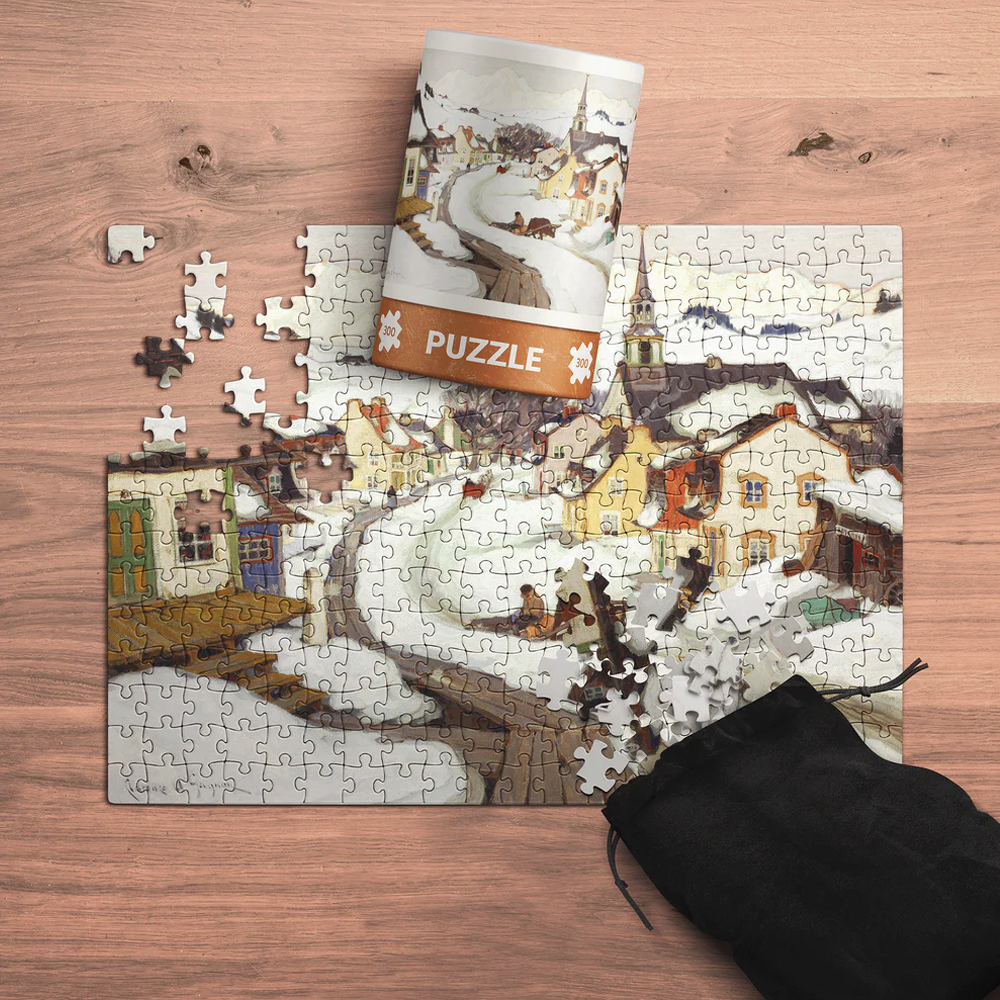 Village in the Laurentian Mountains Puzzle (300 Pieces)