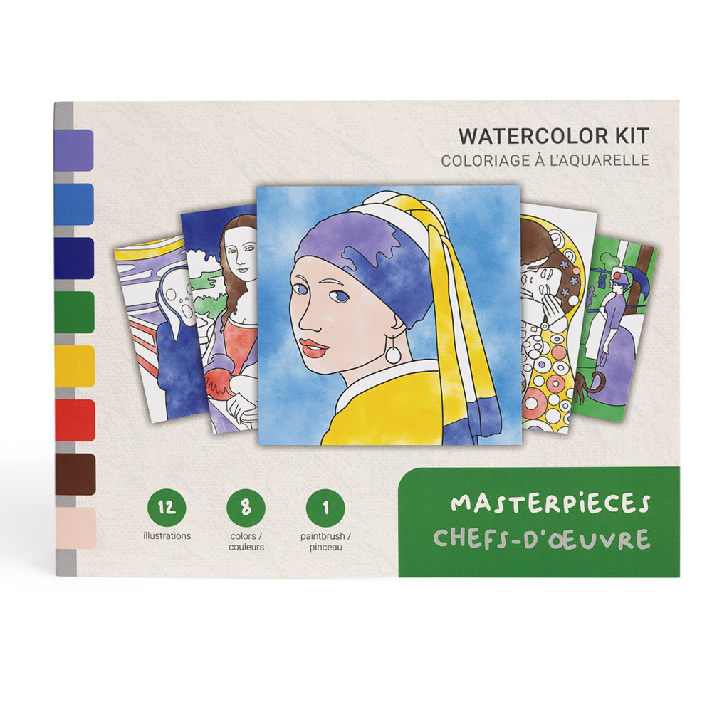 Ensemble d'aquarelles Chefs-d'œuvre