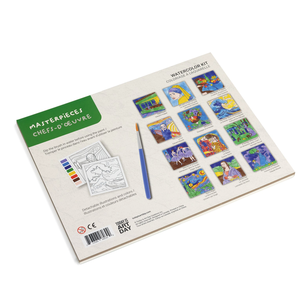 Ensemble d'aquarelles Chefs-d'œuvre