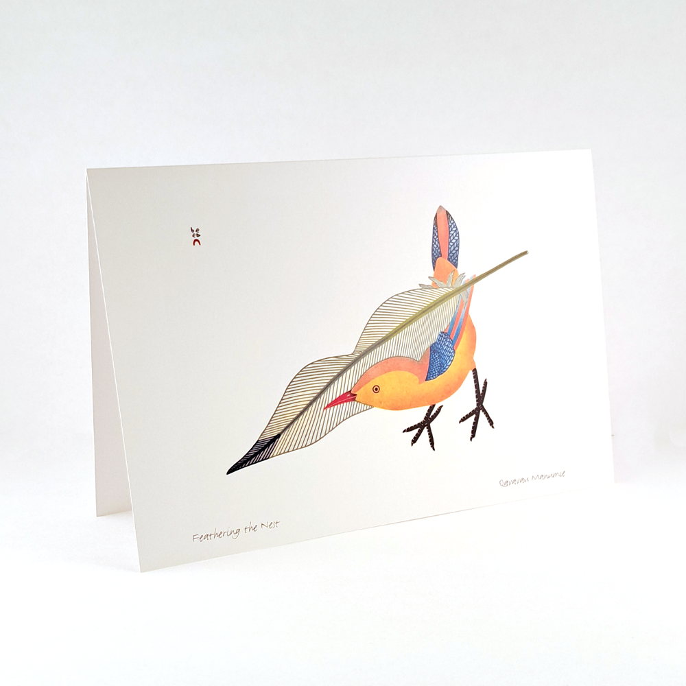Carte double Feathering the Nest