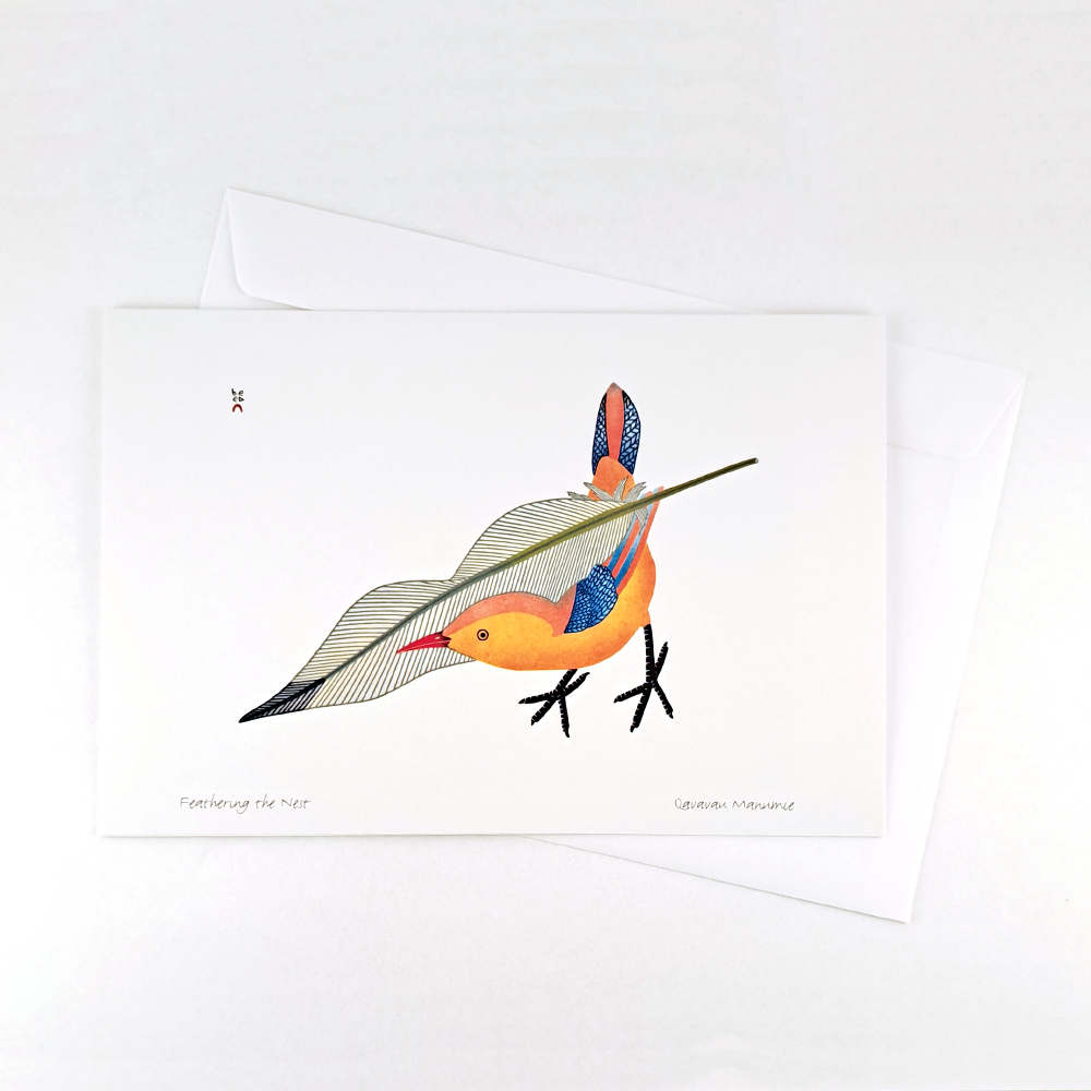 Carte double Feathering the Nest