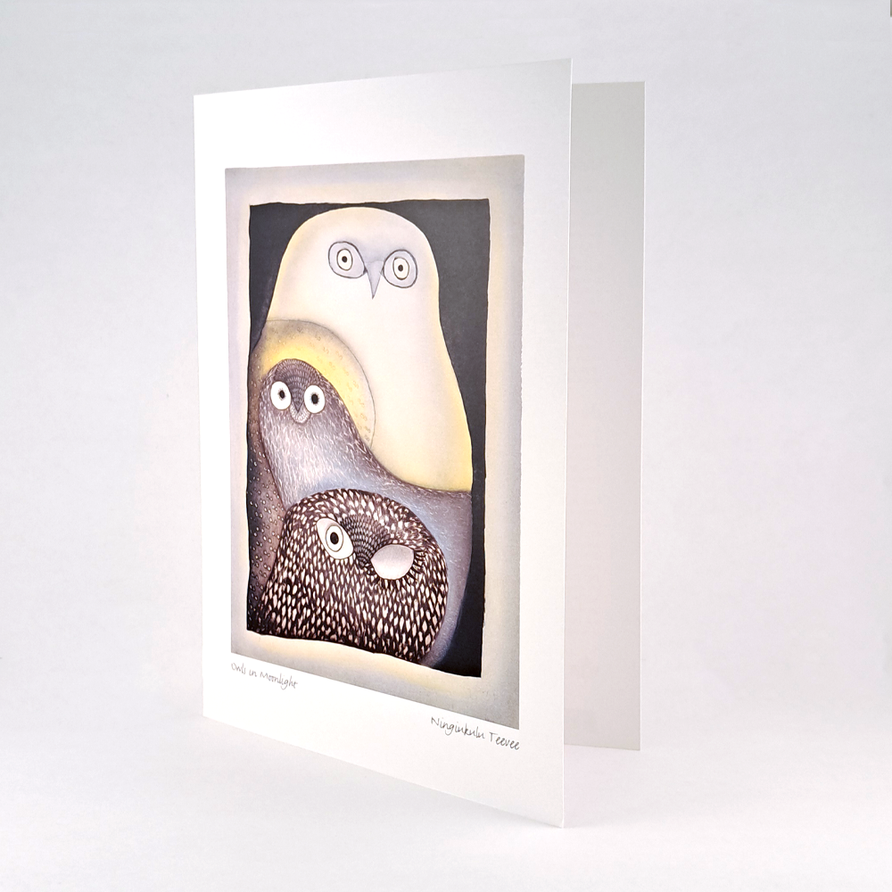 Owls in Moonlight Notecard