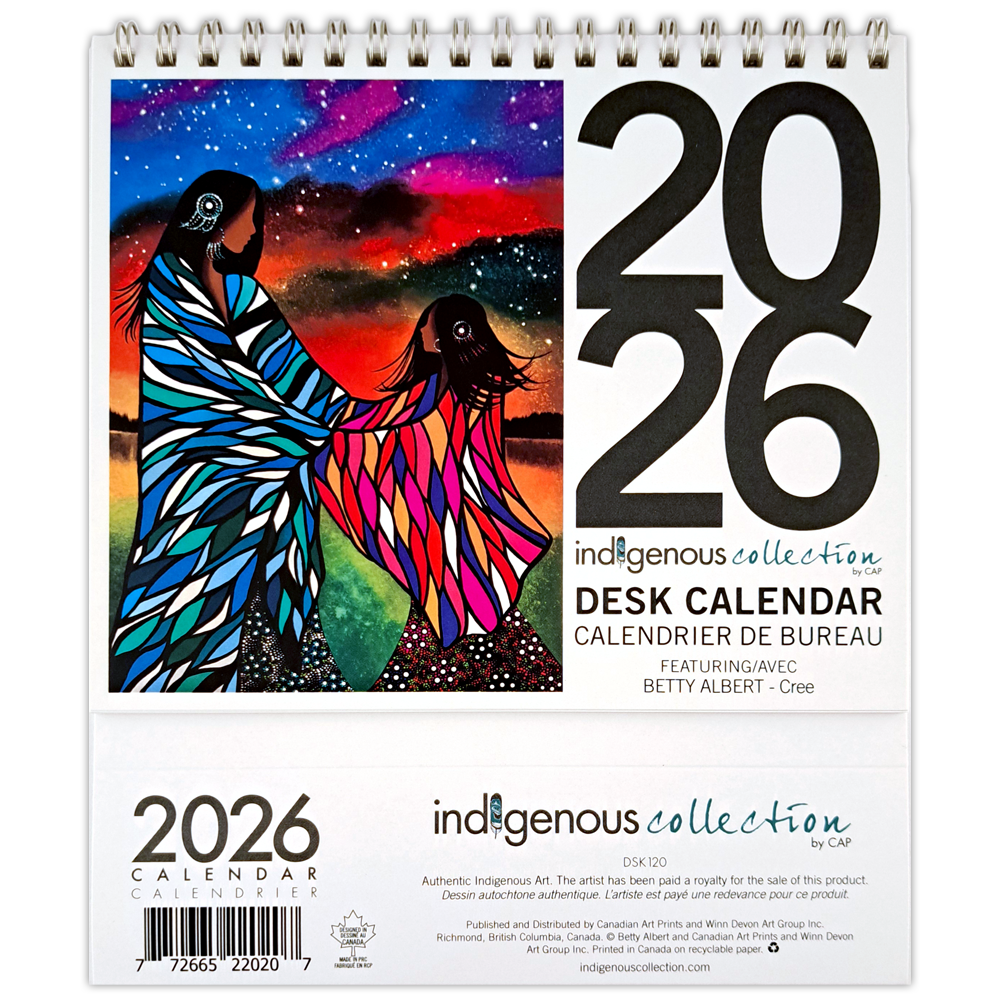 Betty Albert 2026 Desk Calendar