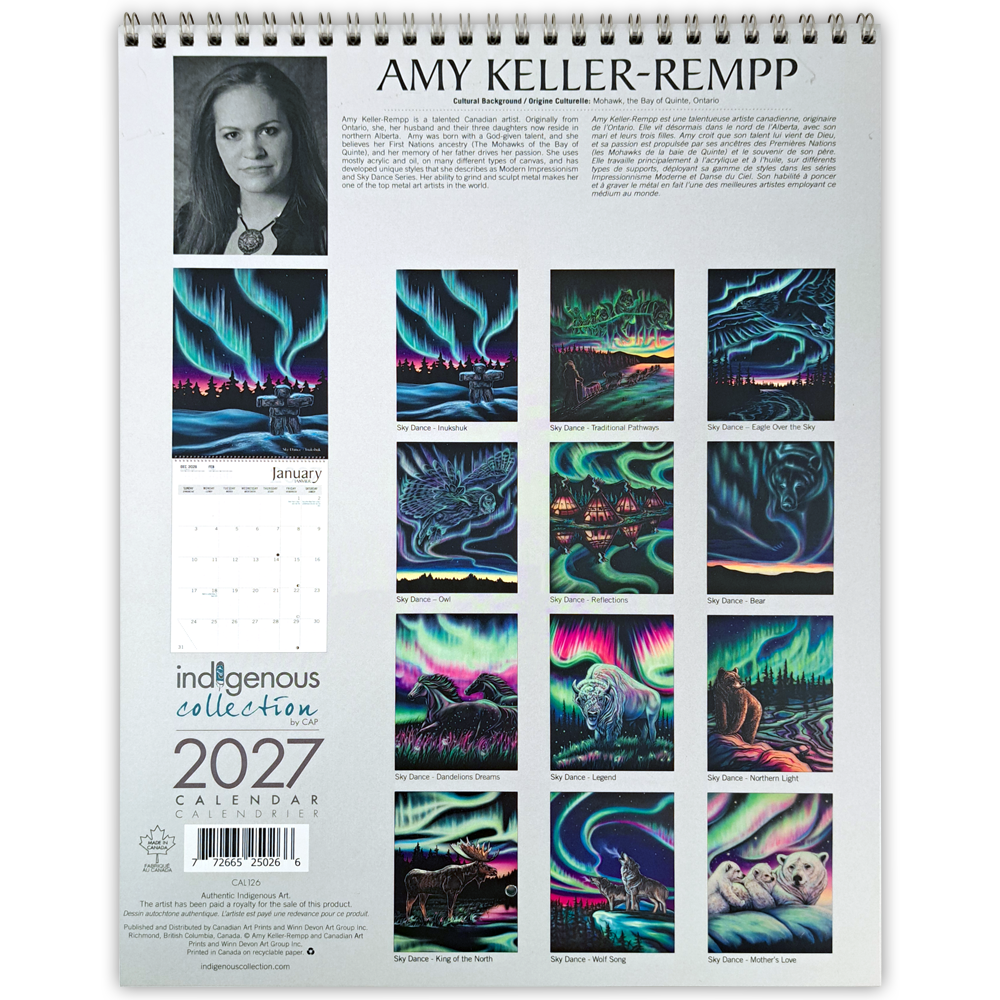 Amy Keller-Rempp 2027 Wall Calendar