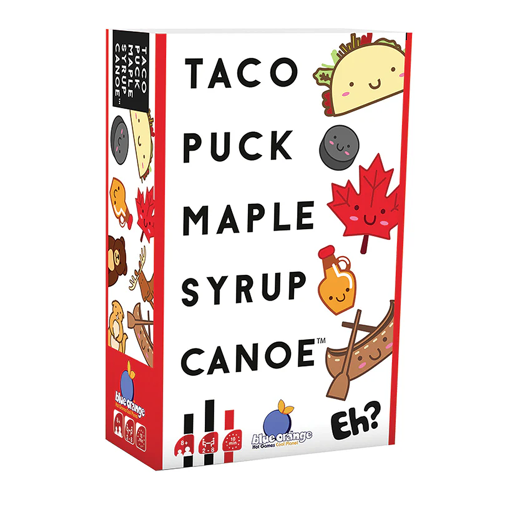 Jeu de cartes Taco Puck Maple Syrup Canoe (Anglais)