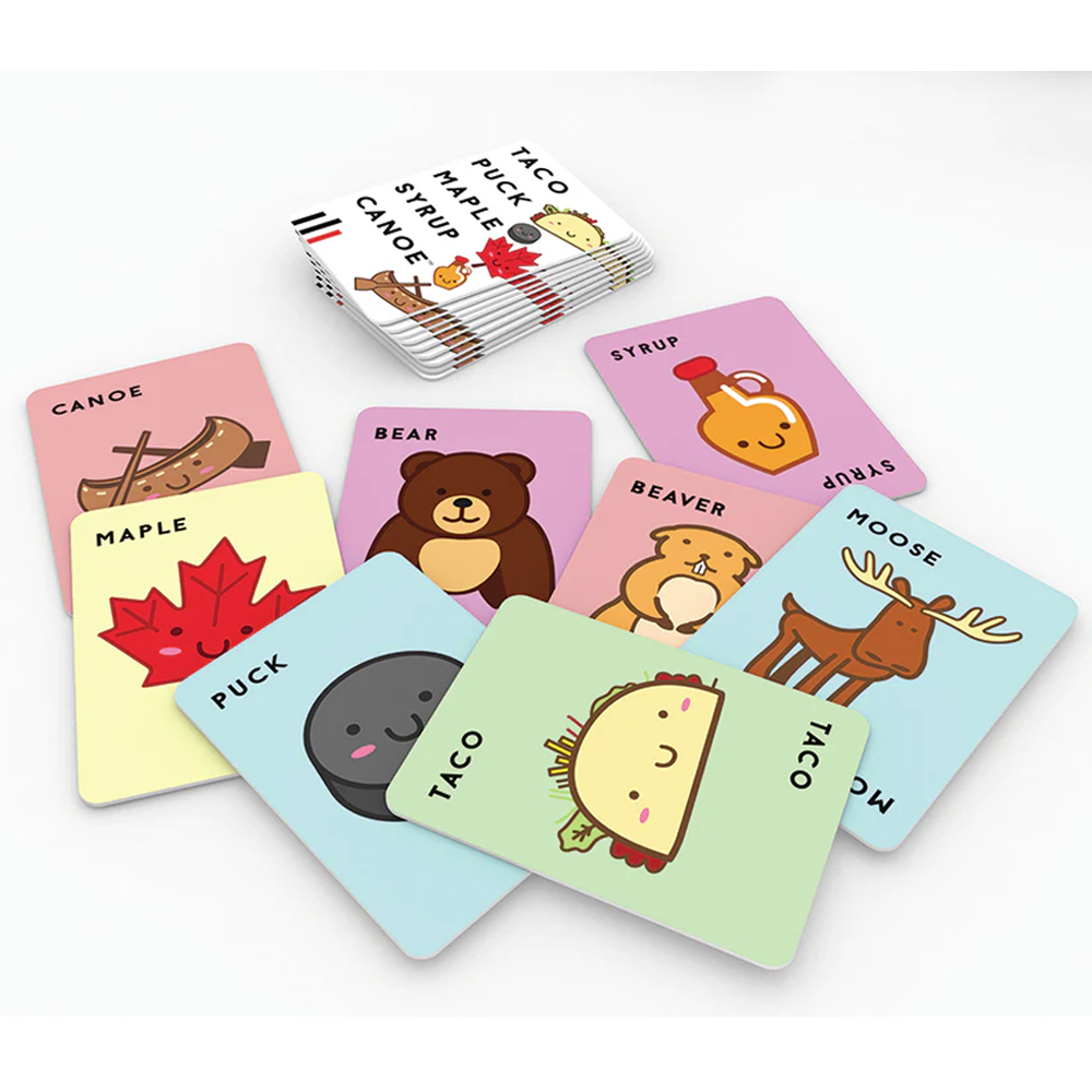 Jeu de cartes Taco Puck Maple Syrup Canoe (Anglais)