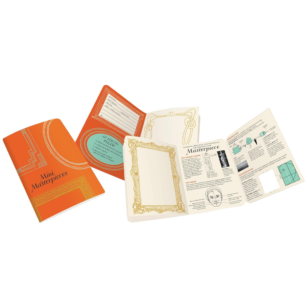 Masterpieces of Art Mini Notebook