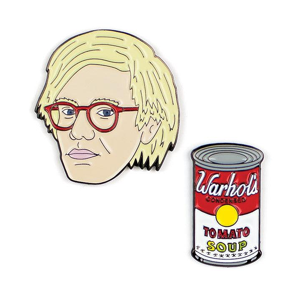 Warhol & Soup Can Pin Set