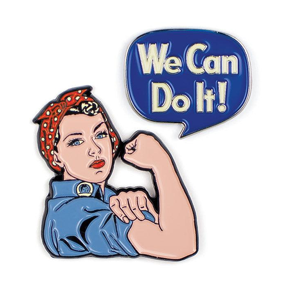 Rosie & We Can Do It Pin Set
