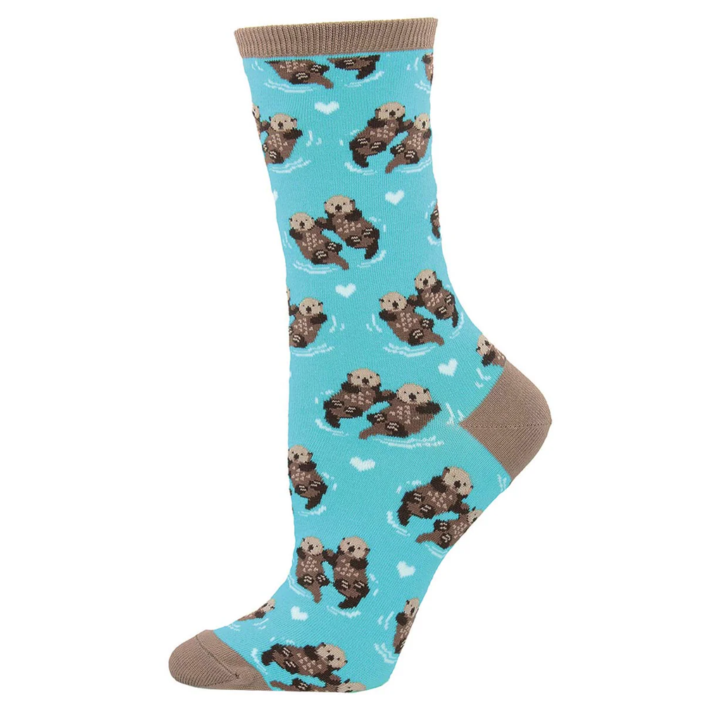 Significant Otter Socks (Teal)