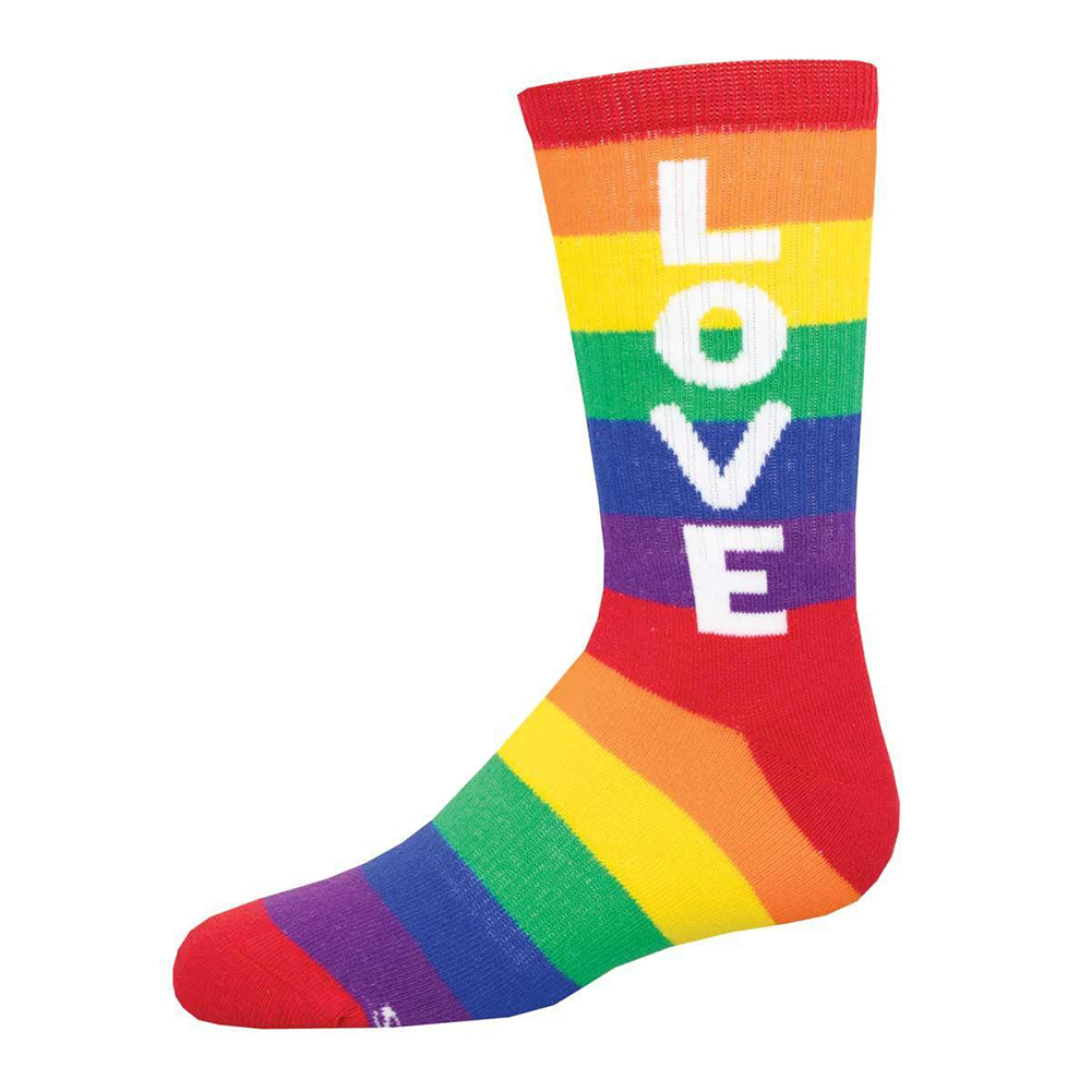 Rainbow Love Socks