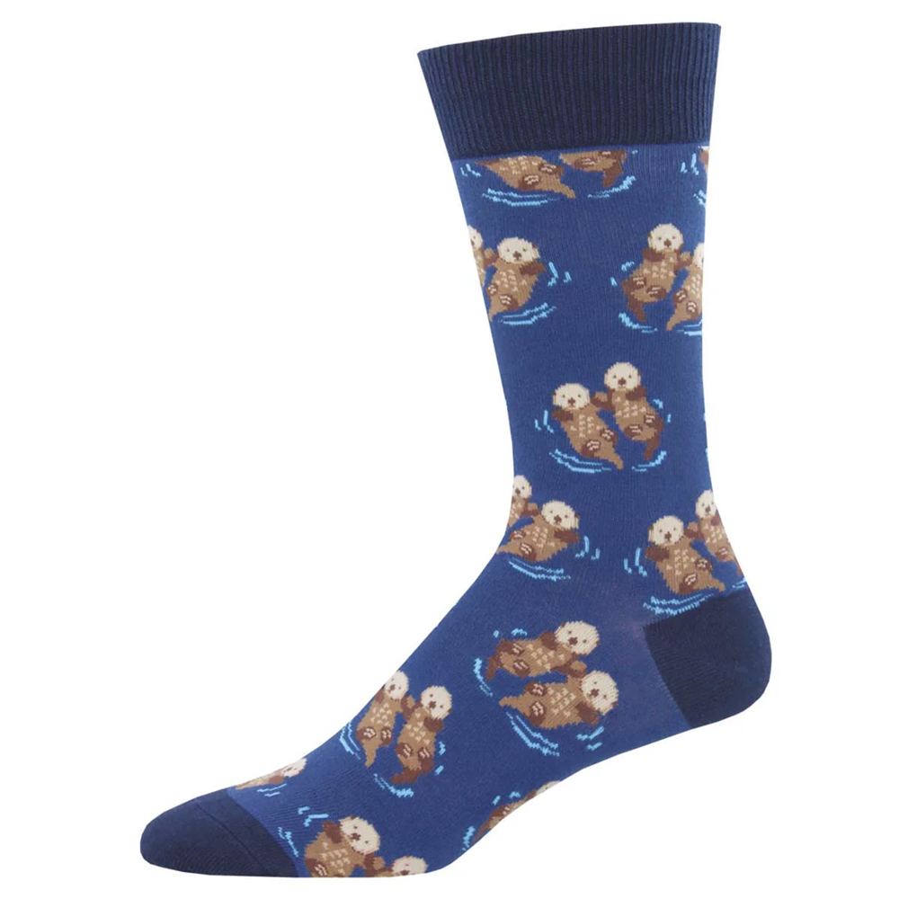Significant Otter Socks (Blue)