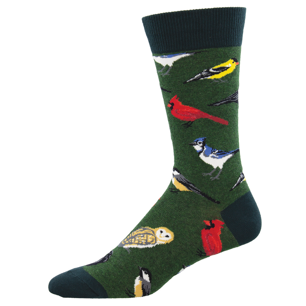 Bird Socks (Green)