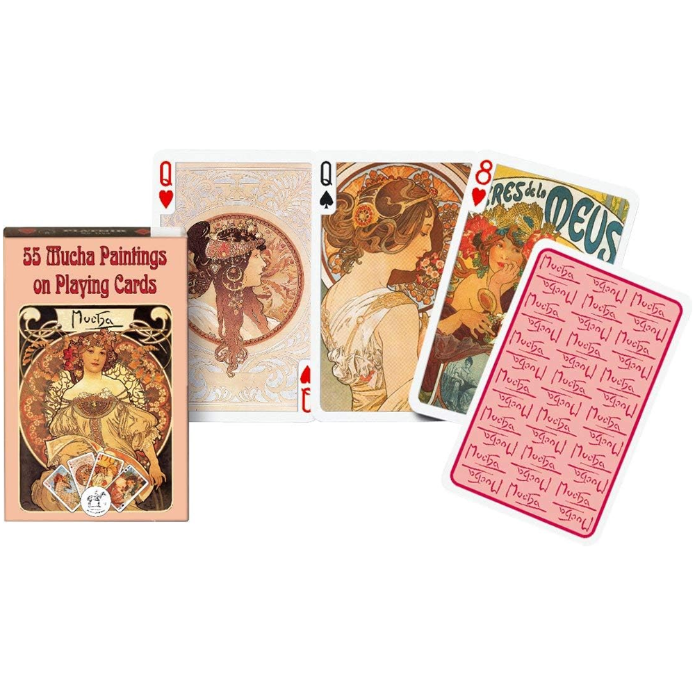 Cartes à jouer Mucha