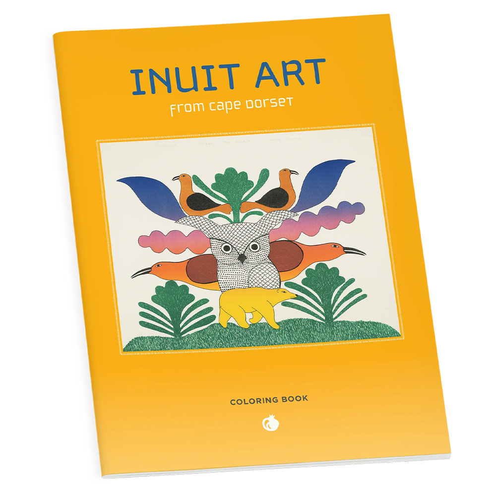 Inuit Art from Cape Dorset Colouring Book
