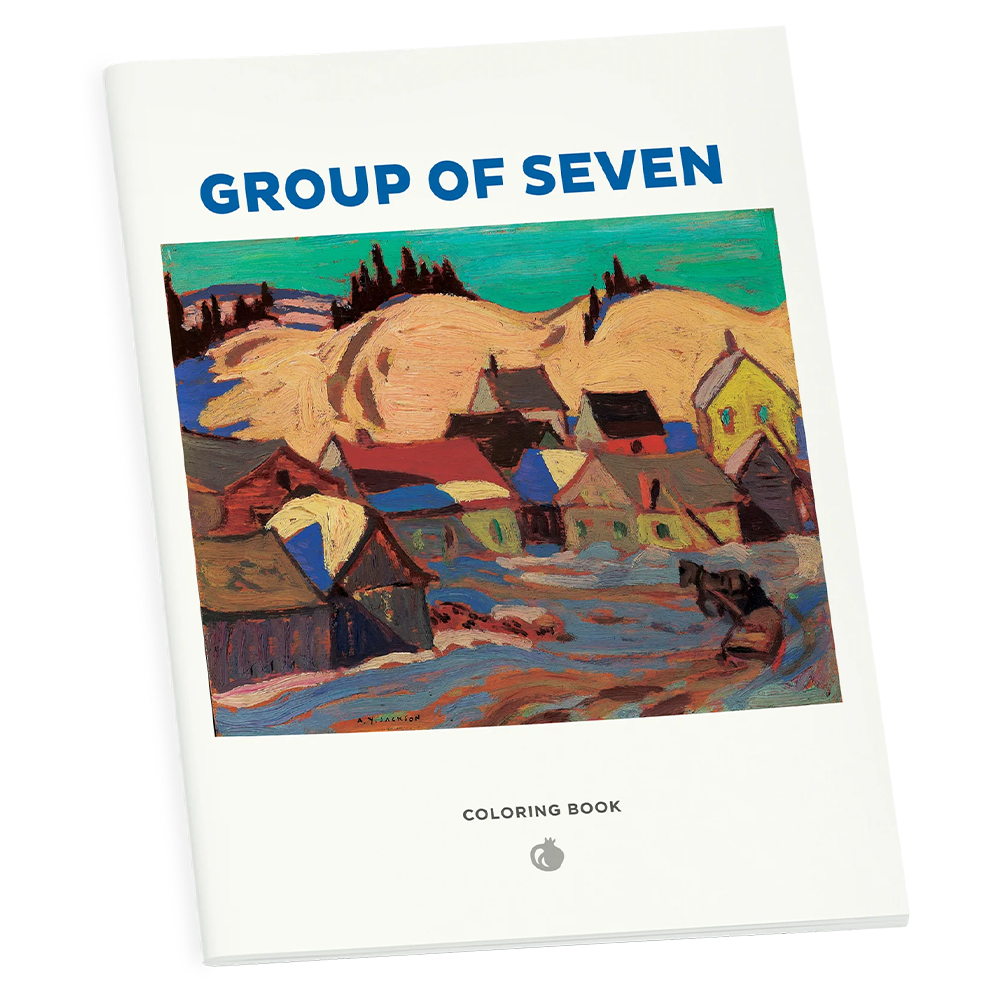 Livre à colorier Le groupe des sept