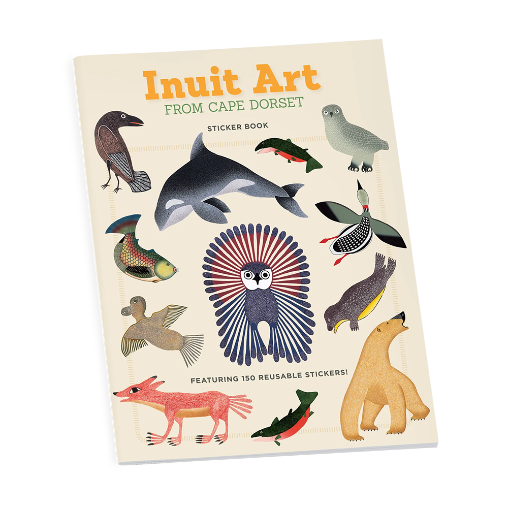 Livre d'autocollants Art inuit