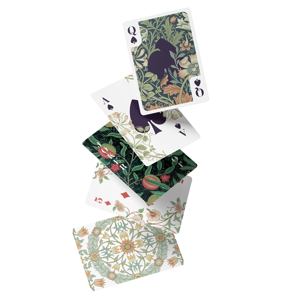 Cartes à jouer William Morris