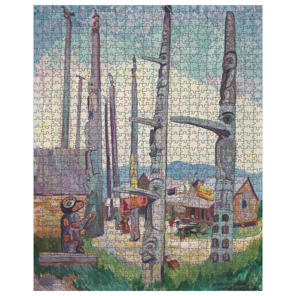 Casse-tête Mâts totémiques, Kitseukla