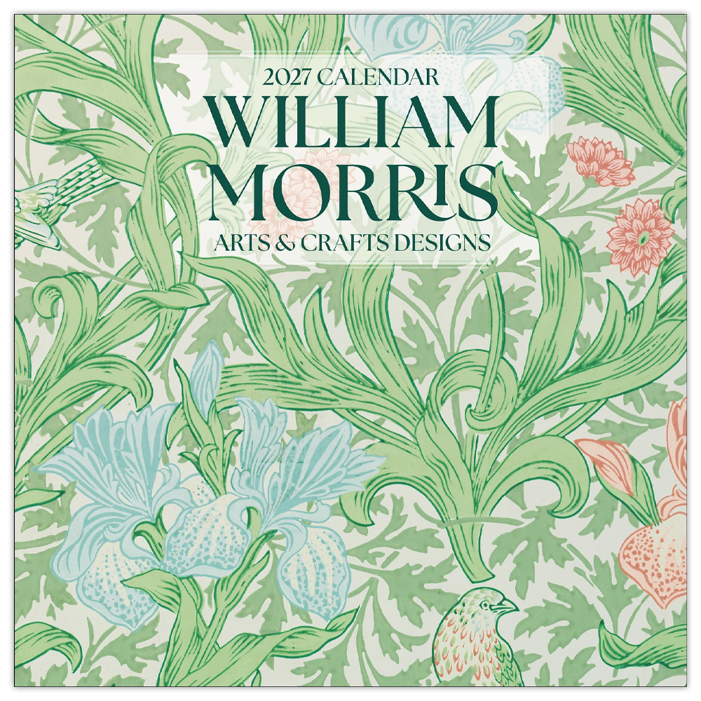 Calendrier mural 2027 William Morris