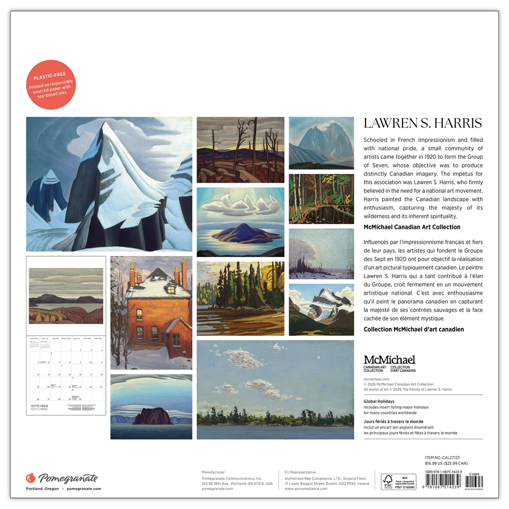 Lawren S. Harris 2027 Wall Calendar