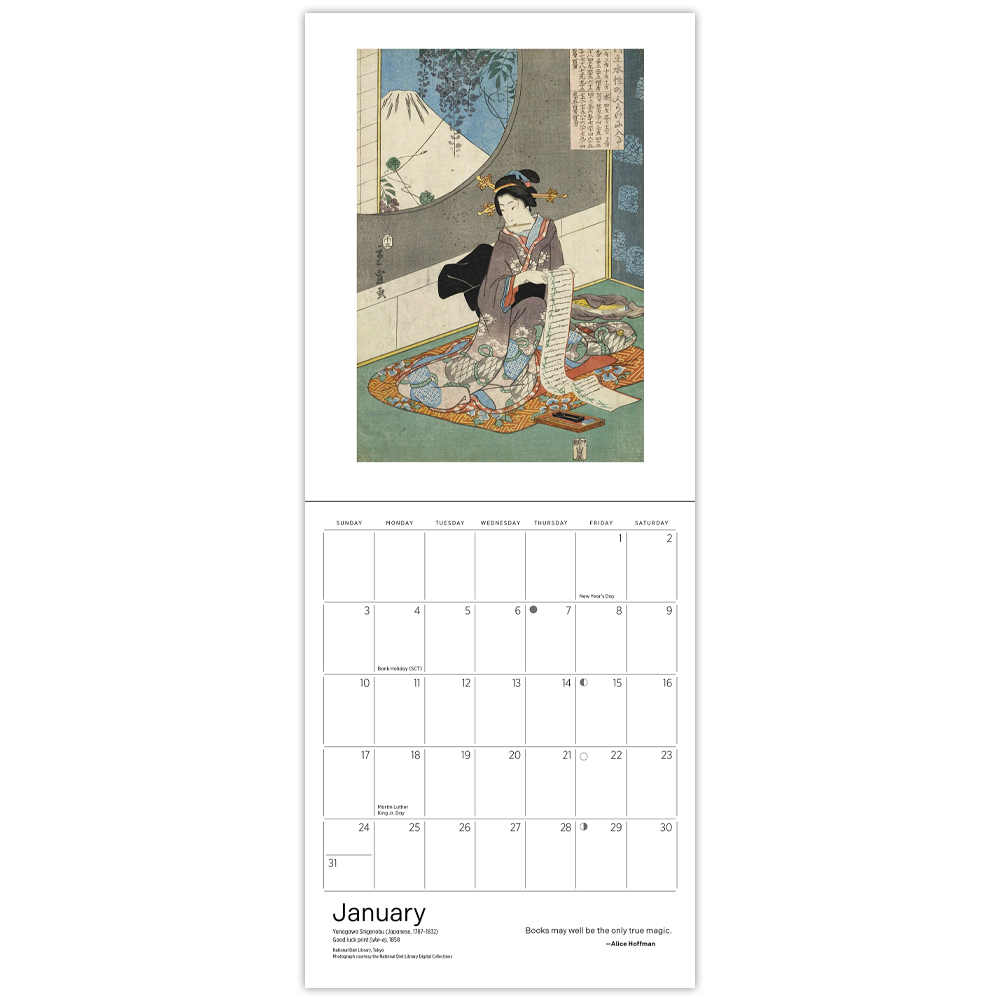 The Reading Woman 2027 Mini Calendar