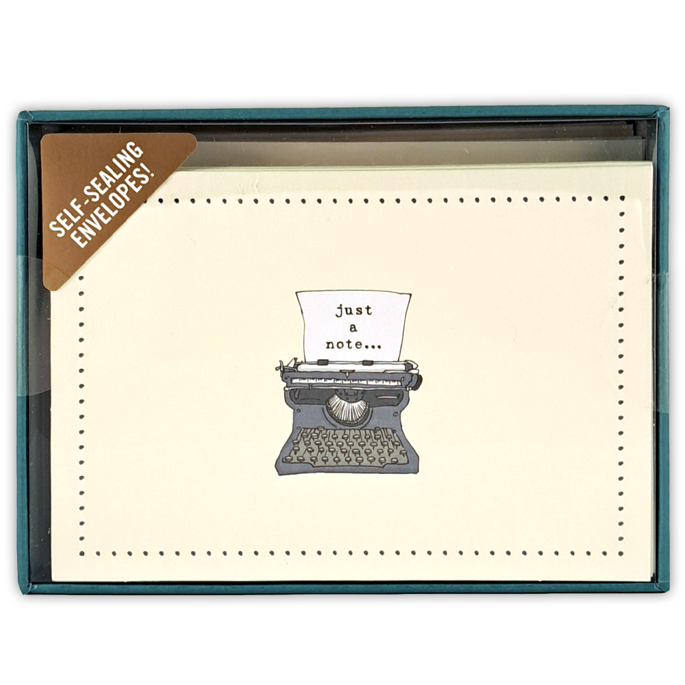 Typewriter Boxed Notecards