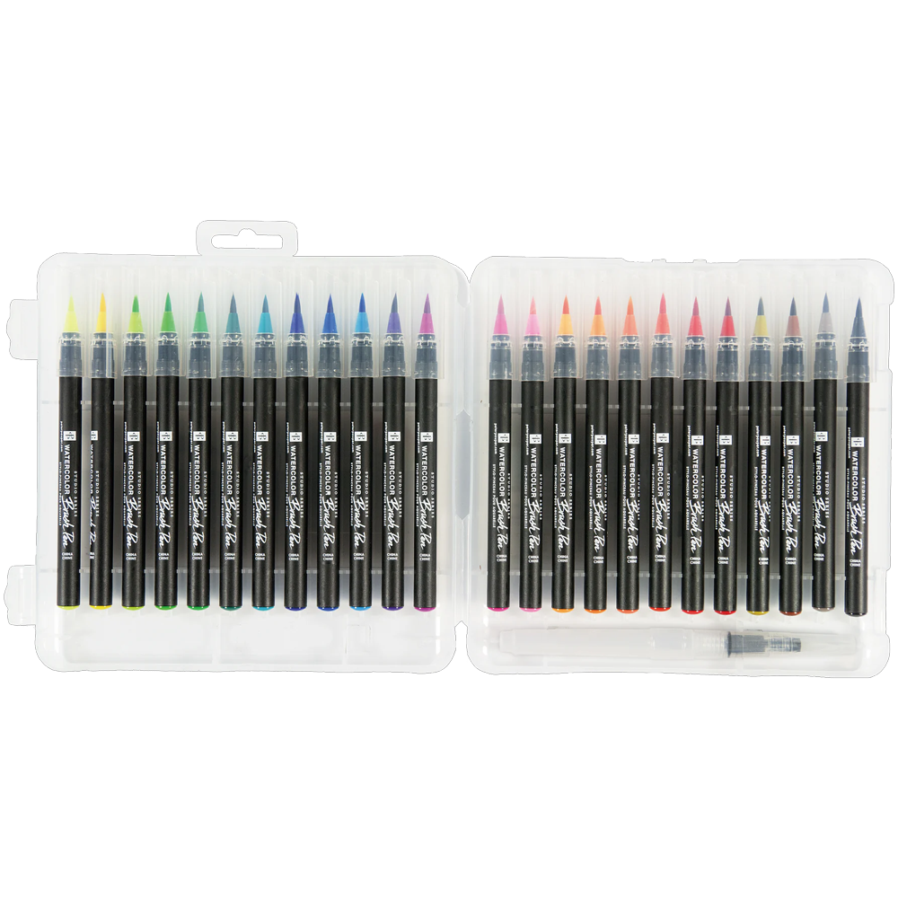 Stylos-pinceaux pour aquarelle