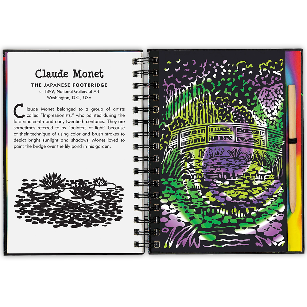 Cahier d'activités Fine Art Scratch and Sketch