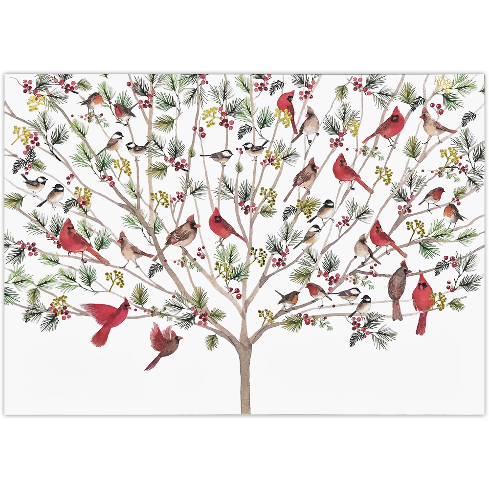 A Merry Perch Holiday Boxed Notecards
