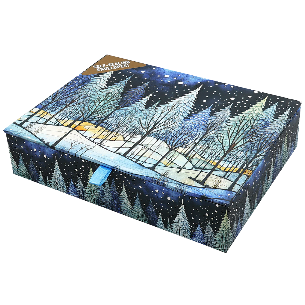 Winter Nightfall Holiday Boxed Notecards