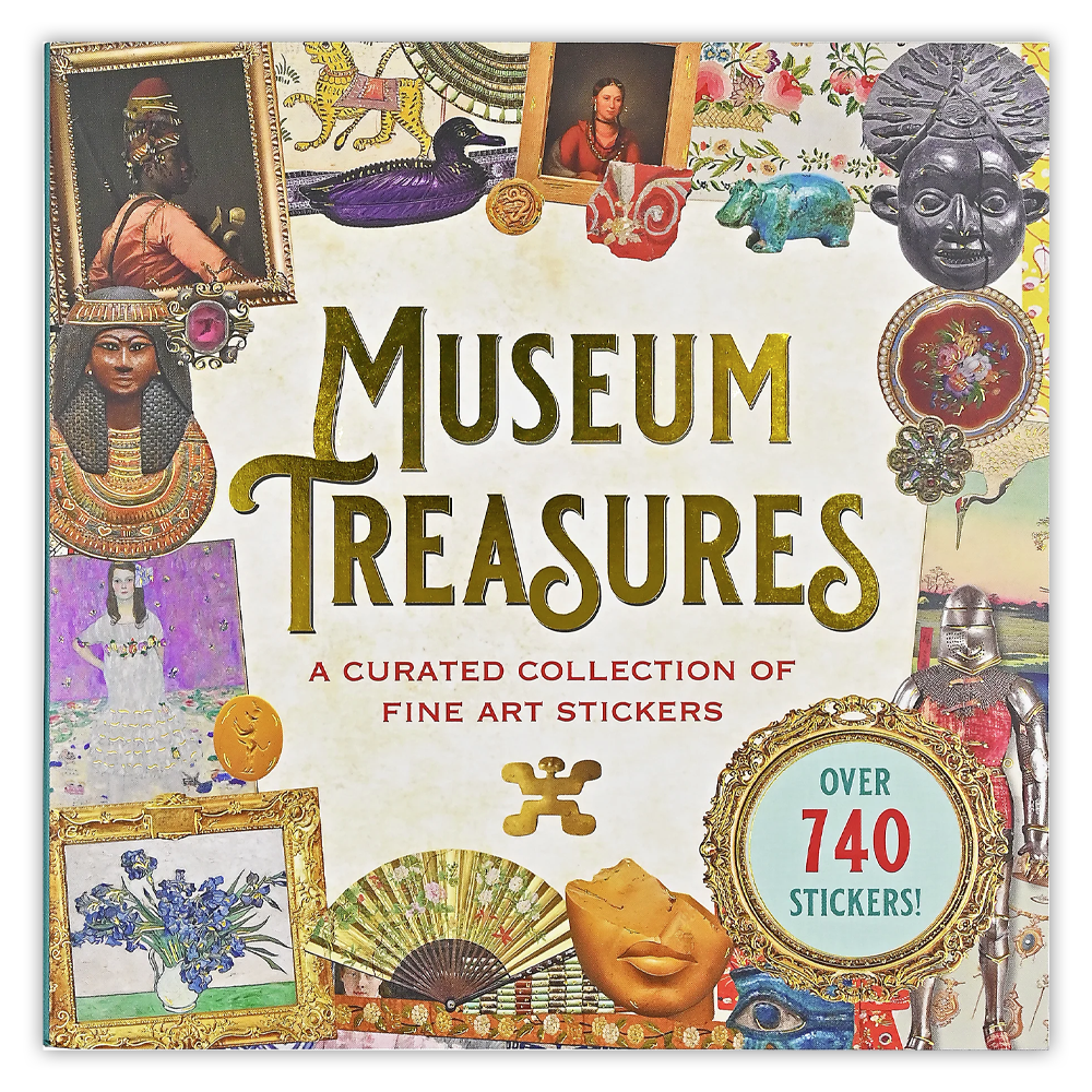 Livre d'autocollants Museum Treasures